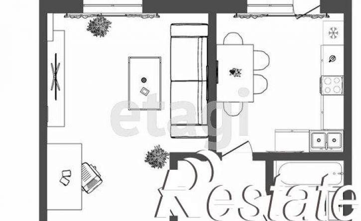 1-комн квартира Пражская улица, 51/1,  д. 51/1