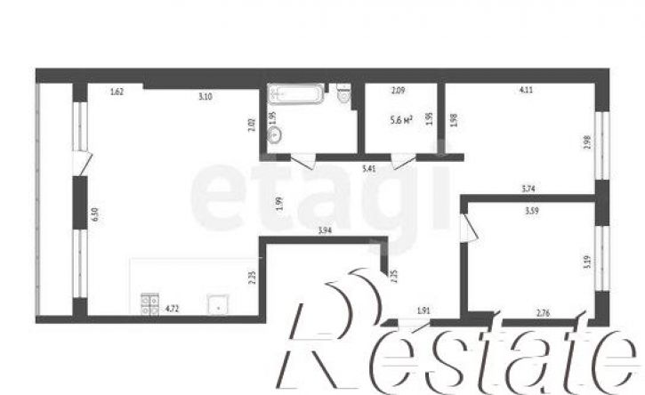 2-комн квартира Ставропольская улица, 97 к3,  д. 97 к3