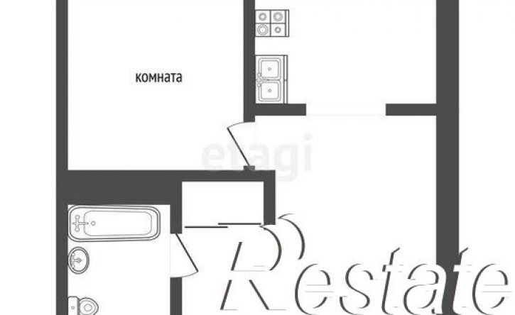 1-комн квартира улица Мебельщиков, 6,  д. 6