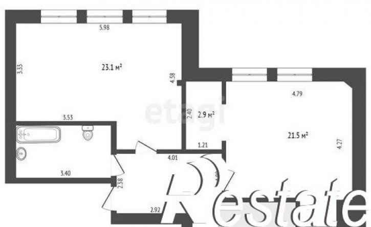 3-комн квартира Московский тракт, 98,  д. 98