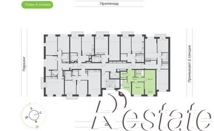 2-комн квартира в новом доме улица Ильи Кургузова, 8 c7,  д. 8 c7