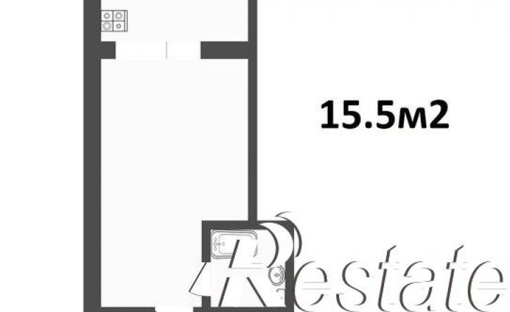 1-комн квартира улица Седова, 64А,  д. 64А
