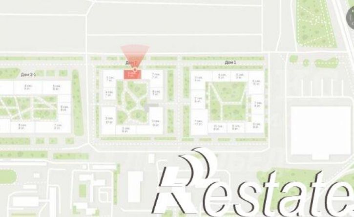 1-комн квартира улица Республики, 205 к2,  д. 205 к2