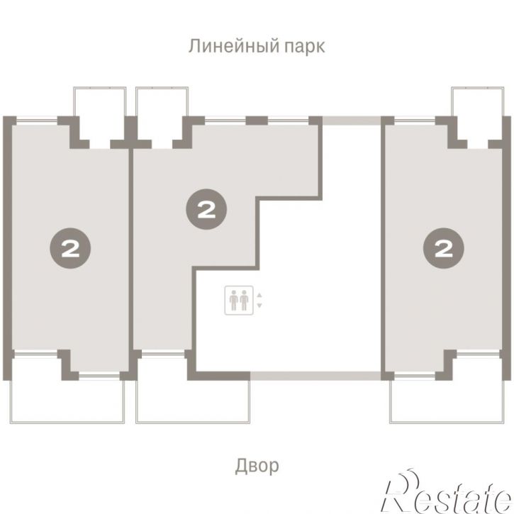 2-комн квартира в новом доме Томская, 60А