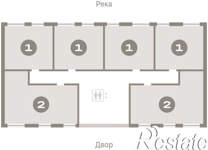 1-комн квартира в новом доме Томская, 60А