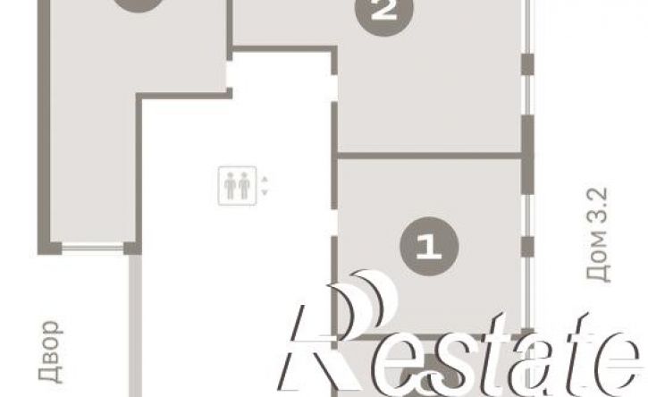 3-комн квартира в новом доме улица Республики, 205 к3,  д. 205 к3