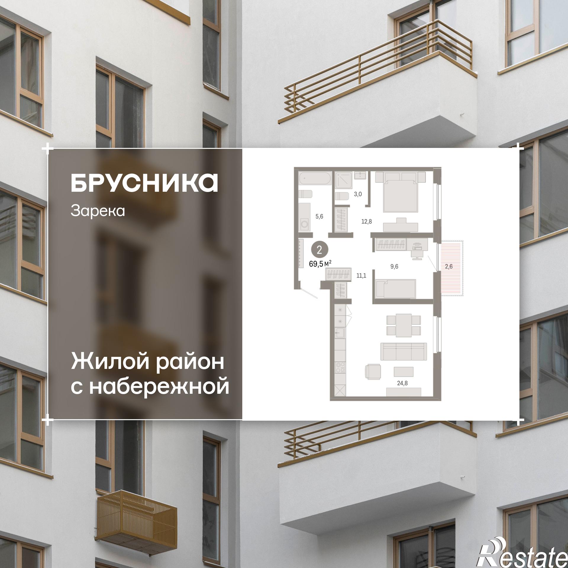 Купить квартиру за 10 720 000 рублей на Мысовская, 22