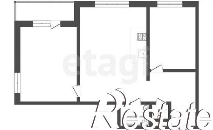 2-комн квартира улица Мельникайте, 2 к8,  д. 2 к8