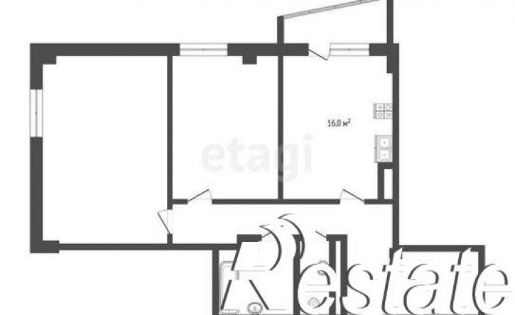 2-комн квартира Заречный проезд, 39 к1,  д. 39 к1
