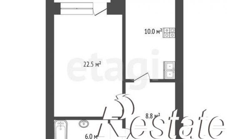 1-комн квартира улица Газовиков, 41/1,  д. 41/1