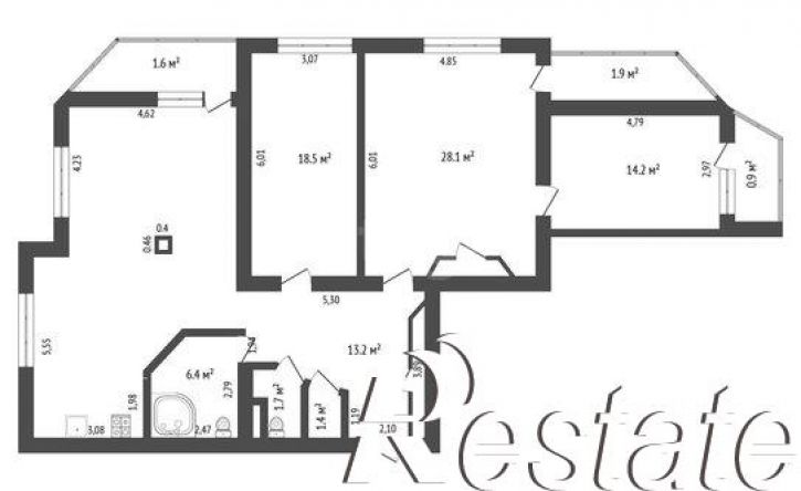 4-комн квартира Широтная улица, 29 к2,  д. 29 к2