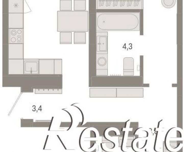 3-комн квартира улица Республики, 205 к2,  д. 205 к2