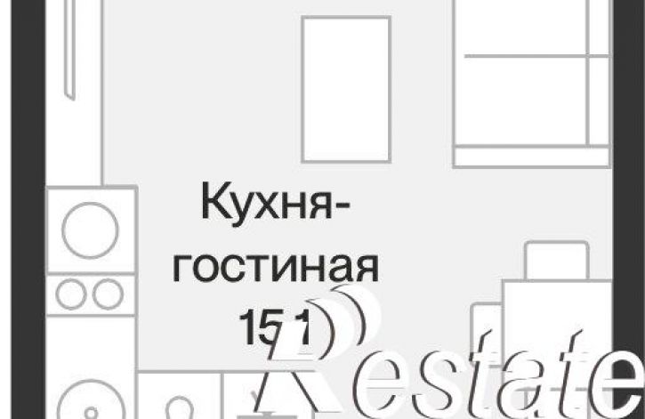 1-комн квартира улица Игоря Комиссарова, 9,  д. 9