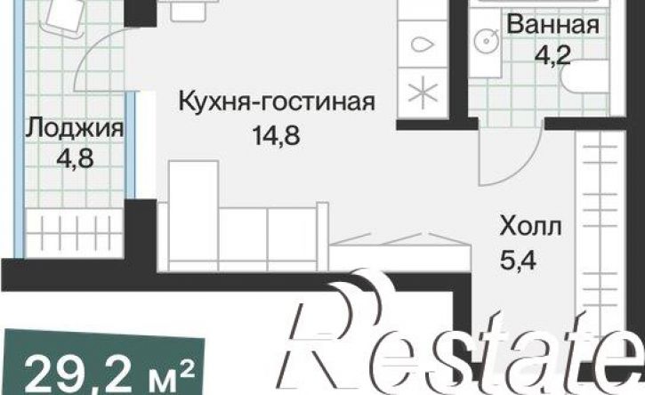 1-комн квартира улица Игоря Комиссарова, 9,  д. 9