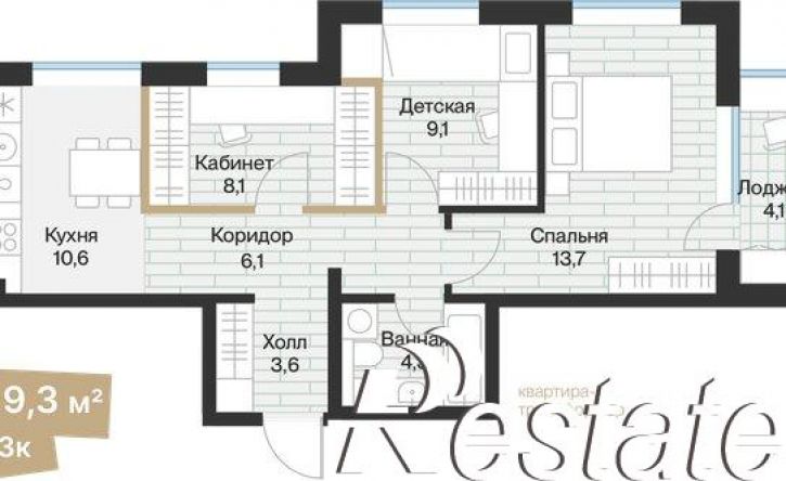 2-комн квартира улица Игоря Комиссарова, 23,  д. 23