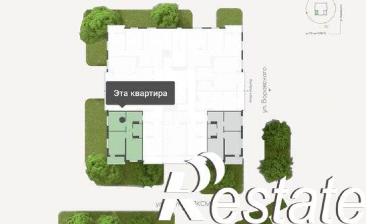 2-комн квартира улица Республики, 204 к20,  д. 204 к20