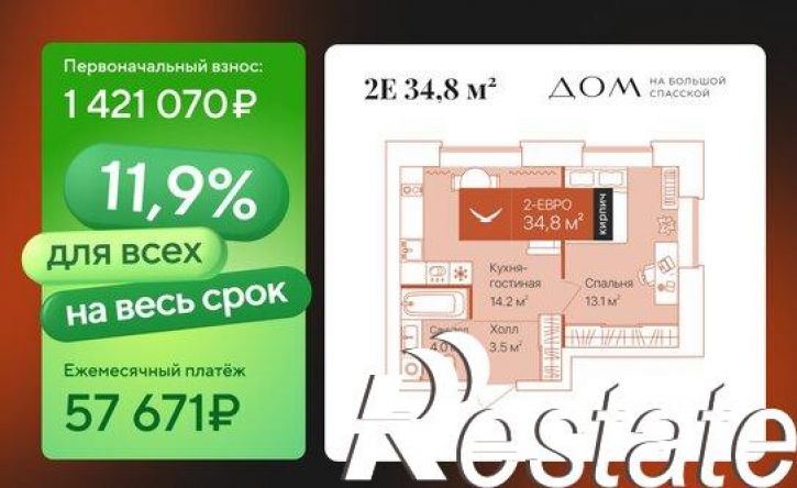 2-комн квартира улица Республики, 204 к12,  д. 204 к12