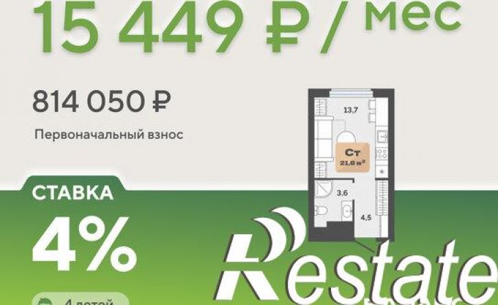 1-комн квартира улица Республики, 204 к18,  д. 204 к18