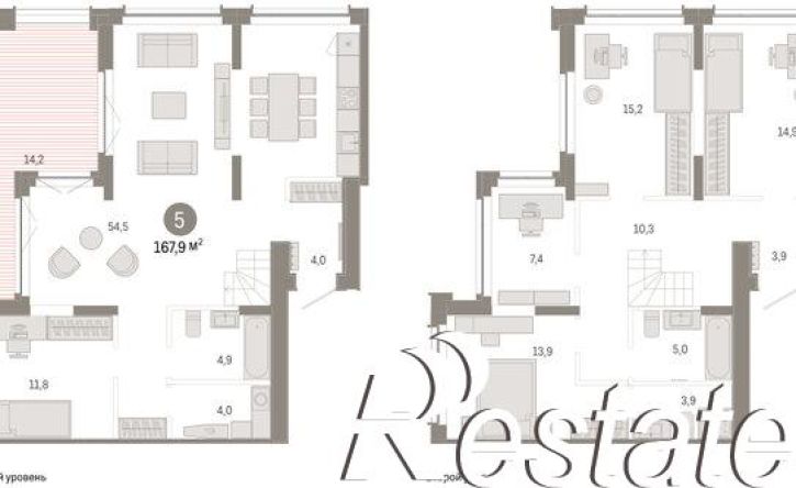 4-комн квартира улица Республики, 205 к2,  д. 205 к2