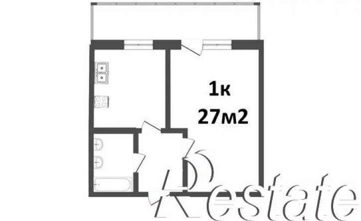 1-комн квартира Вересковая улица, 17 к1,  д. 17 к1