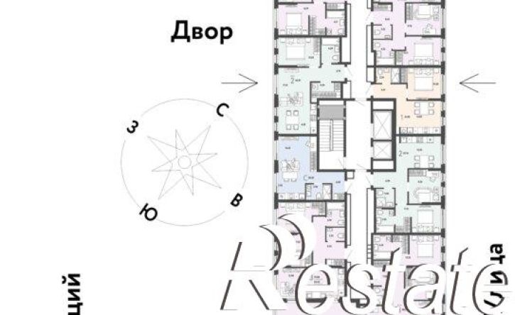 1-комн квартира в новом доме улица Андрея Кореневского, 3 к2,  д. 3 к2