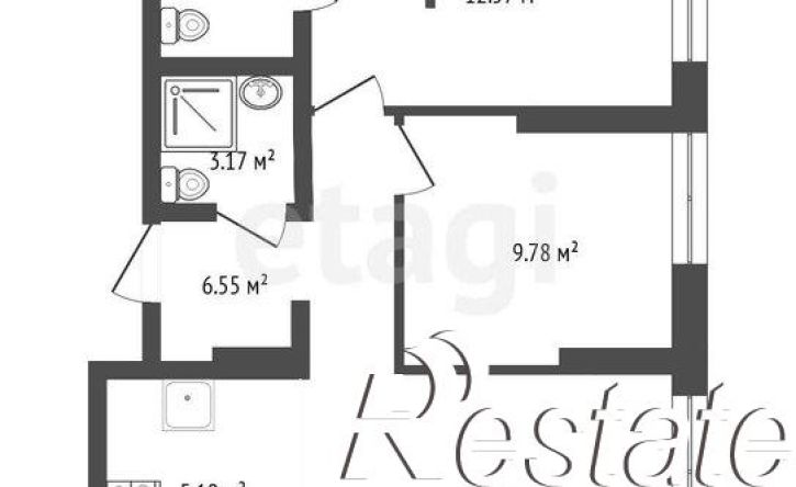 3-комн квартира в новом доме ул Тарманская, 34,  д. 34