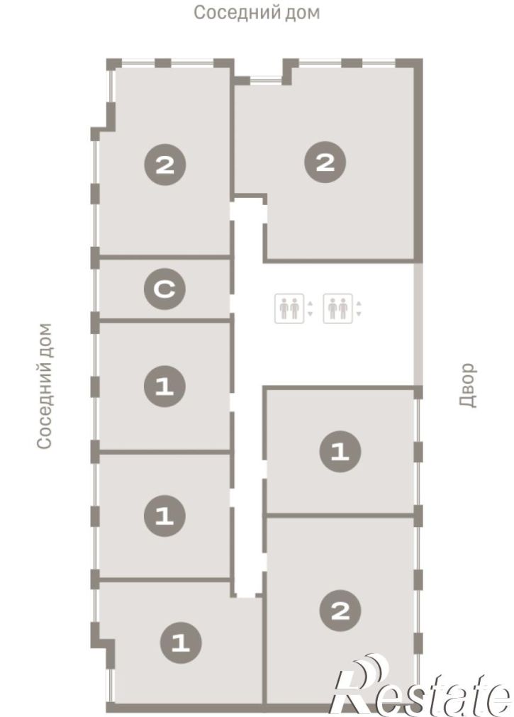 2-комн квартира в новом доме Краснооктябрьская, 4, корп.5
