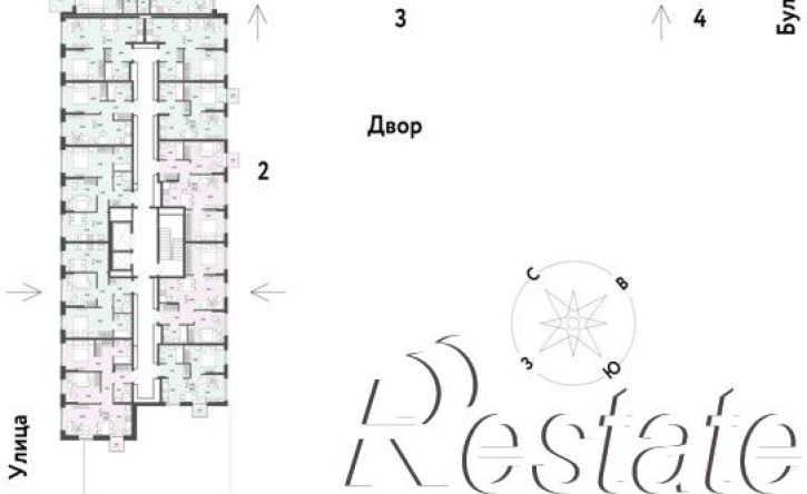 2-комн квартира в новом доме улица Андрея Кореневского, 1 к2,  д. 1 к2