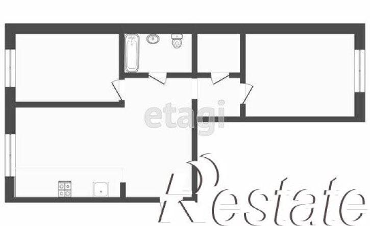 2-комн квартира улица Республики, 204 к6,  д. 204 к6