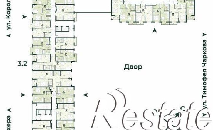 1-комн квартира в новом доме улица Тимофея Чаркова, 28,  д. 28