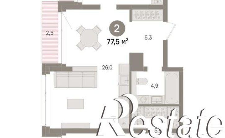3-комн квартира улица Муравленко, 24,  д. 24