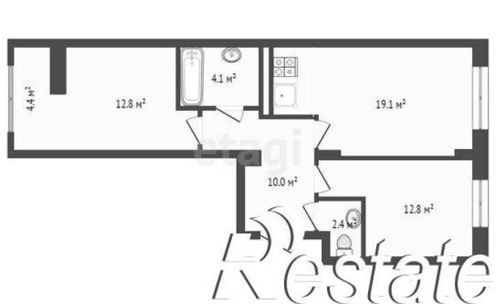 2-комн квартира улица Тимофея Кармацкого, 3,  д. 3