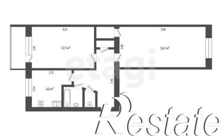 2-комн квартира Текстильная улица, 21,  д. 21