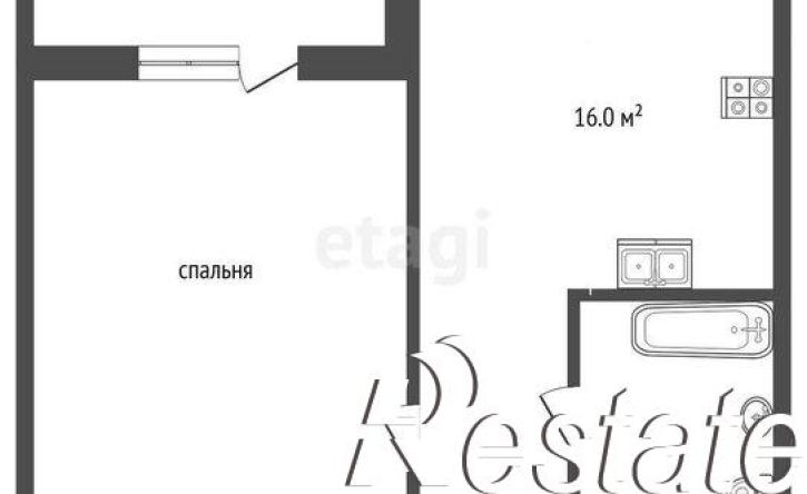 1-комн квартира улица Тимофея Кармацкого, 5,  д. 5